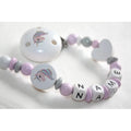 Personalized Wooden Pacifier Clip – Unicorn Baby Gift