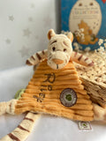 Personalised Tigger Baby Comfort Blanket | Embroidered with Name