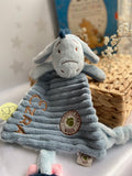 Personalised Eeyore Baby Comfort Blanket | Embroidered with Name