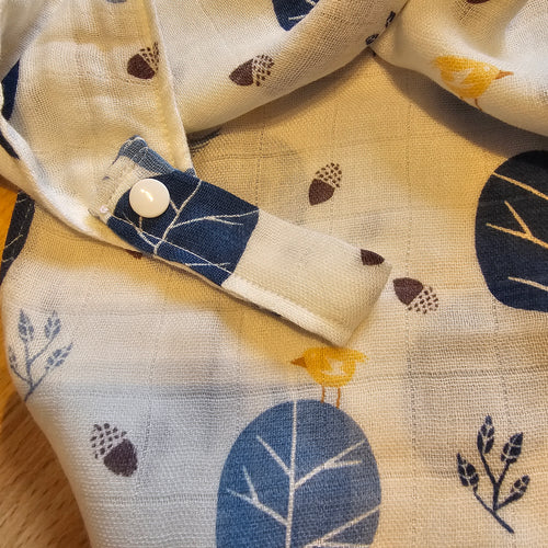Fox Muslin Baby Blanket