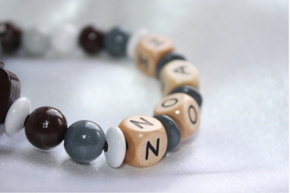 Personalised Wooden Dummy Clip – Brown Owl Baby Gift